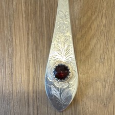 R u B versilberter Löffel mit