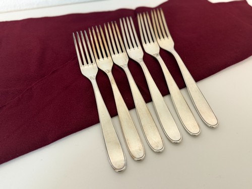 Wmf 3100 bauhaus - 6x, tafelgabel