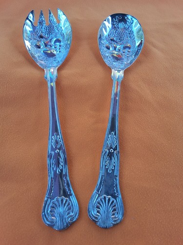 Vintage salatbesteck teilig - vintage-salatbesteck, 2-teilig