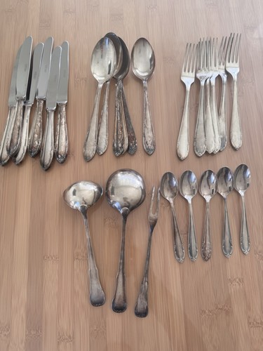 Versilberte besteck konvolut - versilberte,