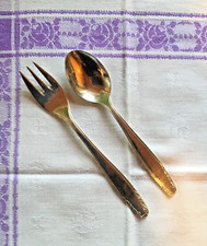 N.F.  Kuchengabel Teelöffel