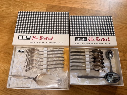 Bsf besteck 90er silberauflage - bsf,