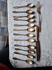 Versilbertes Besteck 2x 6