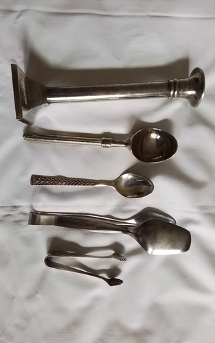 Silber und versilbert konvolut - und,