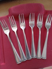 6 schöne edle Kuchengabeln